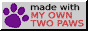 this website is made with my own paws button